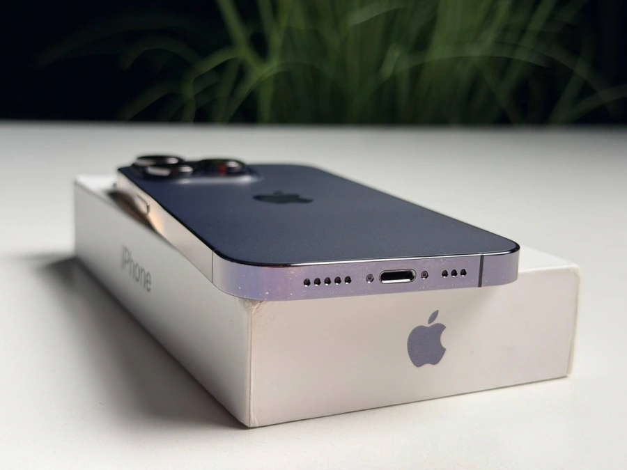 ВЖИВАНИЙ Б/У Apple iPhone 14 Pro 512GB Deep Purple (MQ293) - Стан: гарний | Акумулятор: 100% | Комплектація: повний | Гарантія: 3 міс.