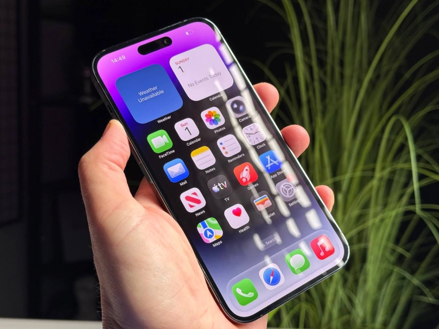 ВЖИВАНИЙ Б/У Apple iPhone 14 Pro Max 1TB Deep Purple eSim (MQ953) - Стан: гарний | Акумулятор: 100% | Комплектація: iPhone, кабель | Гарантія: 3 міс.