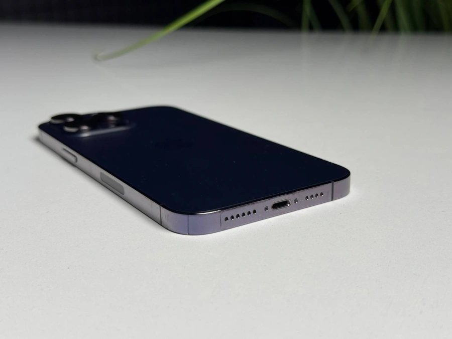 ВЖИВАНИЙ Б/У Apple iPhone 14 Pro Max 1TB Deep Purple eSim (MQ953) - Стан: гарний | Акумулятор: 100% | Комплектація: iPhone, кабель | Гарантія: 3 міс.