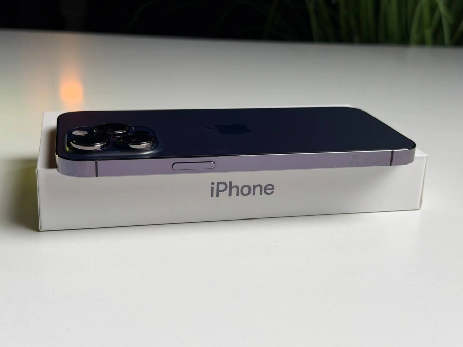 ВЖИВАНИЙ Б/У Apple iPhone 14 Pro Max 1TB Deep Purple (MQC53) - Состояние: хороший | Аккумулятор: 100% | Комплектация: полный | Гарантия: 3 мес.
