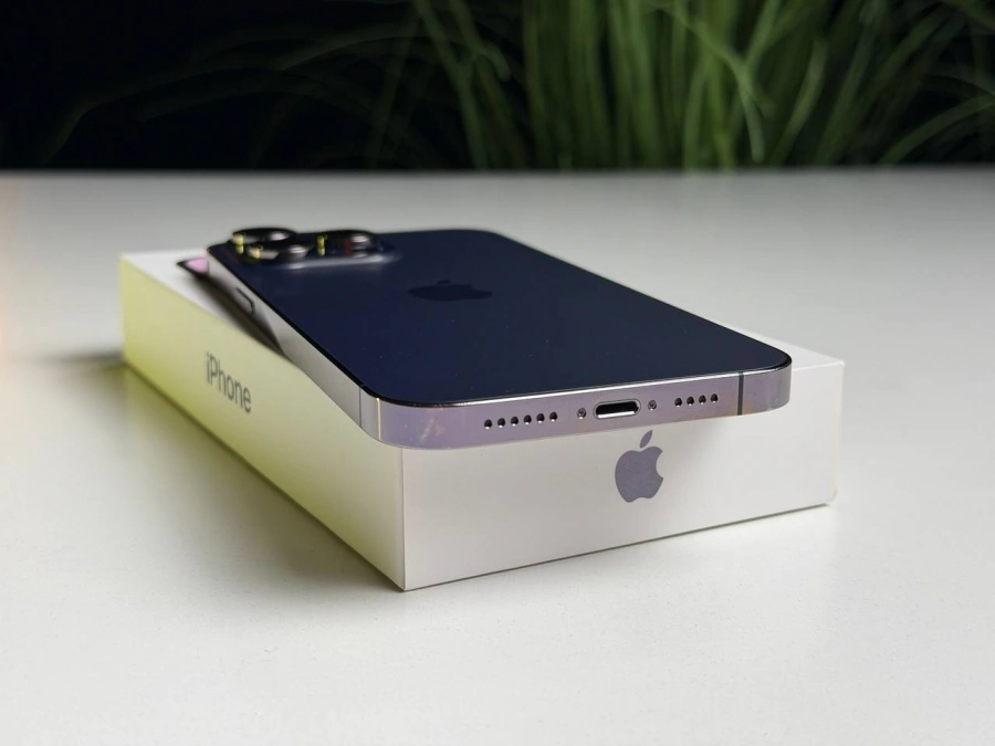 ВЖИВАНИЙ Б/У Apple iPhone 14 Pro Max 1TB Deep Purple (MQC53) - Состояние: хороший | Аккумулятор: 100% | Комплектация: полный | Гарантия: 3 мес.