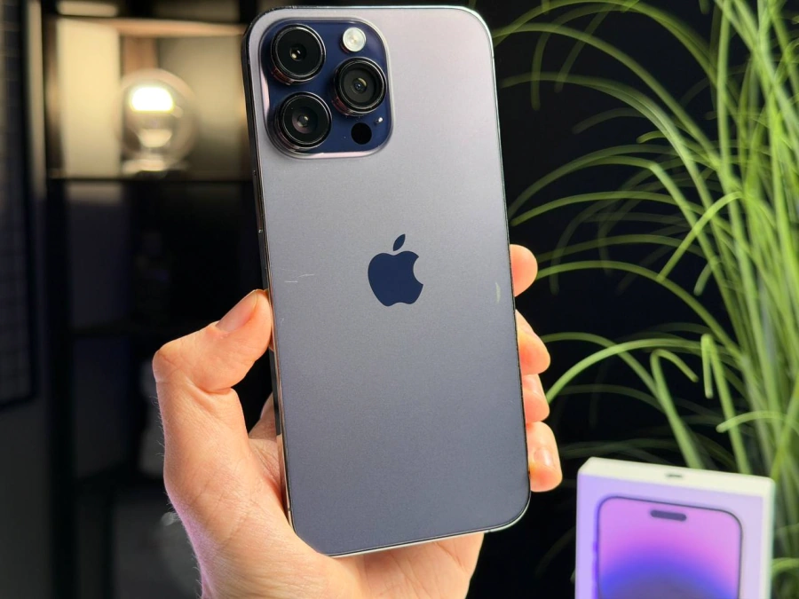 ВЖИВАНИЙ Б/У Apple iPhone 14 Pro Max 256GB Deep Purple (MQ9X3) - Стан: задовільний | Акумулятор: 100% | Комплектація: повний | Гарантія: 3 міс.