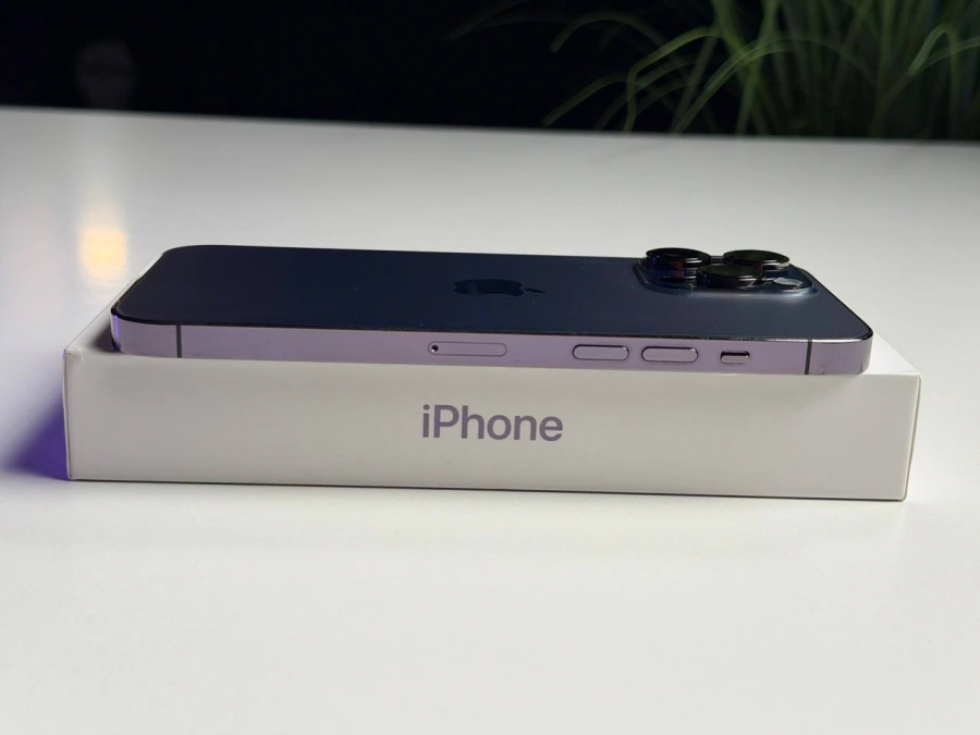ВЖИВАНИЙ Б/У Apple iPhone 14 Pro Max 256GB Deep Purple (MQ9X3) - Стан: задовільний | Акумулятор: 100% | Комплектація: повний | Гарантія: 3 міс.