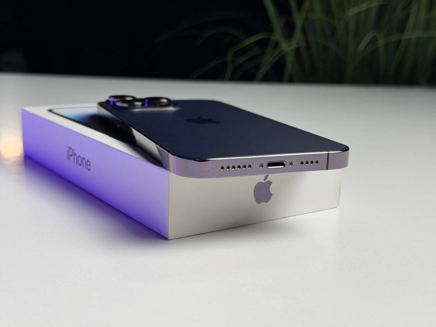 ВЖИВАНИЙ Б/У Apple iPhone 14 Pro Max 256GB Deep Purple (MQ9X3) - Стан: задовільний | Акумулятор: 100% | Комплектація: повний | Гарантія: 3 міс.