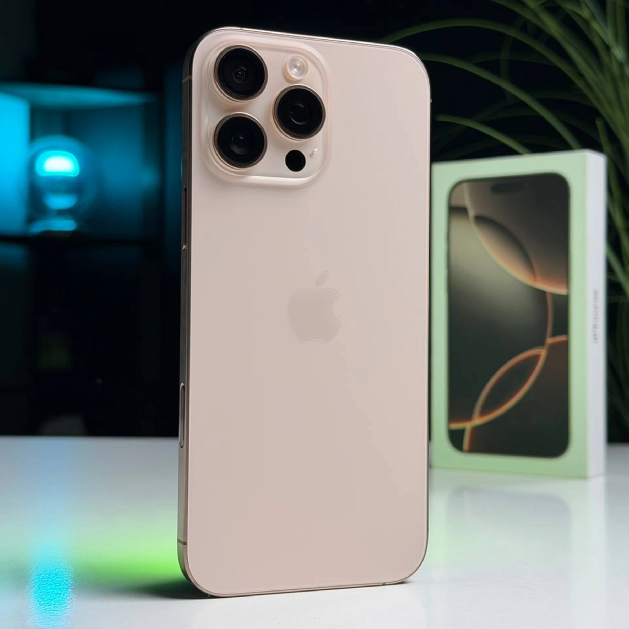 ВЖИВАНИЙ Б/У Apple iPhone 16 Pro Max 512GB Desert Titanium (MYX23) - Стан: гарний | Акумулятор: 91% | Комплектація: повний | Гарантія: 3 міс.