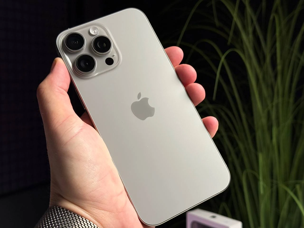 ВЖИВАНИЙ Б/У Apple iPhone 16 Pro Max 512GB Natural Titanium (MYX33) - Стан: гарний | Акумулятор: 91% | Комплектація: повний | Гарантія: 3 міс.