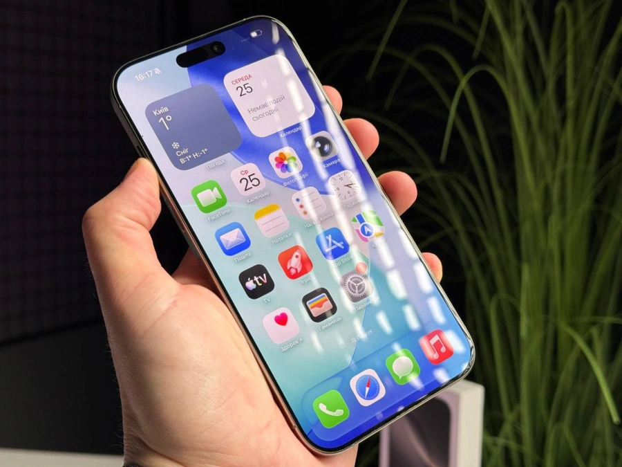 ВЖИВАНИЙ Б/У Apple iPhone 16 Pro Max 512GB Natural Titanium (MYX33) - Стан: гарний | Акумулятор: 91% | Комплектація: повний | Гарантія: 3 міс.