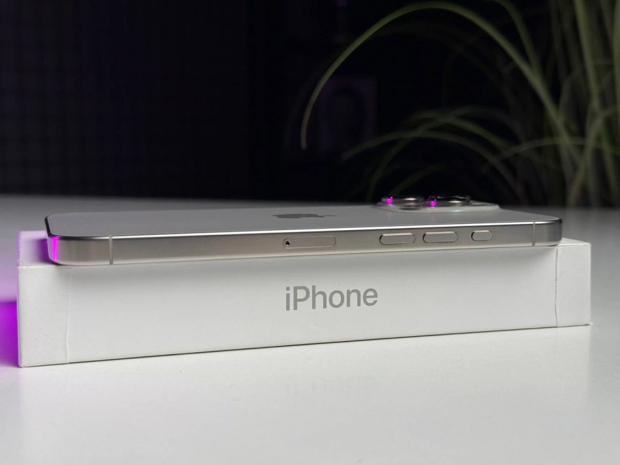 ВЖИВАНИЙ Б/У Apple iPhone 16 Pro Max 512GB Natural Titanium (MYX33) - Стан: гарний | Акумулятор: 91% | Комплектація: повний | Гарантія: 3 міс.