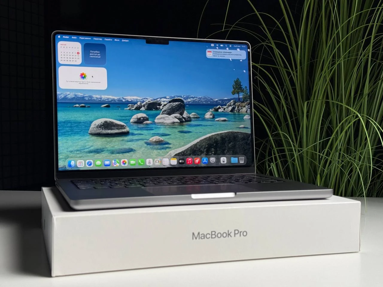 ВЖИВАНИЙ Б/У MacBook Pro 14" Space Gray (MKGP3) 2021 - Состояние: хороший | Аккумулятор: 91% | Комплектация: полный | Гарантия: 3 мес.