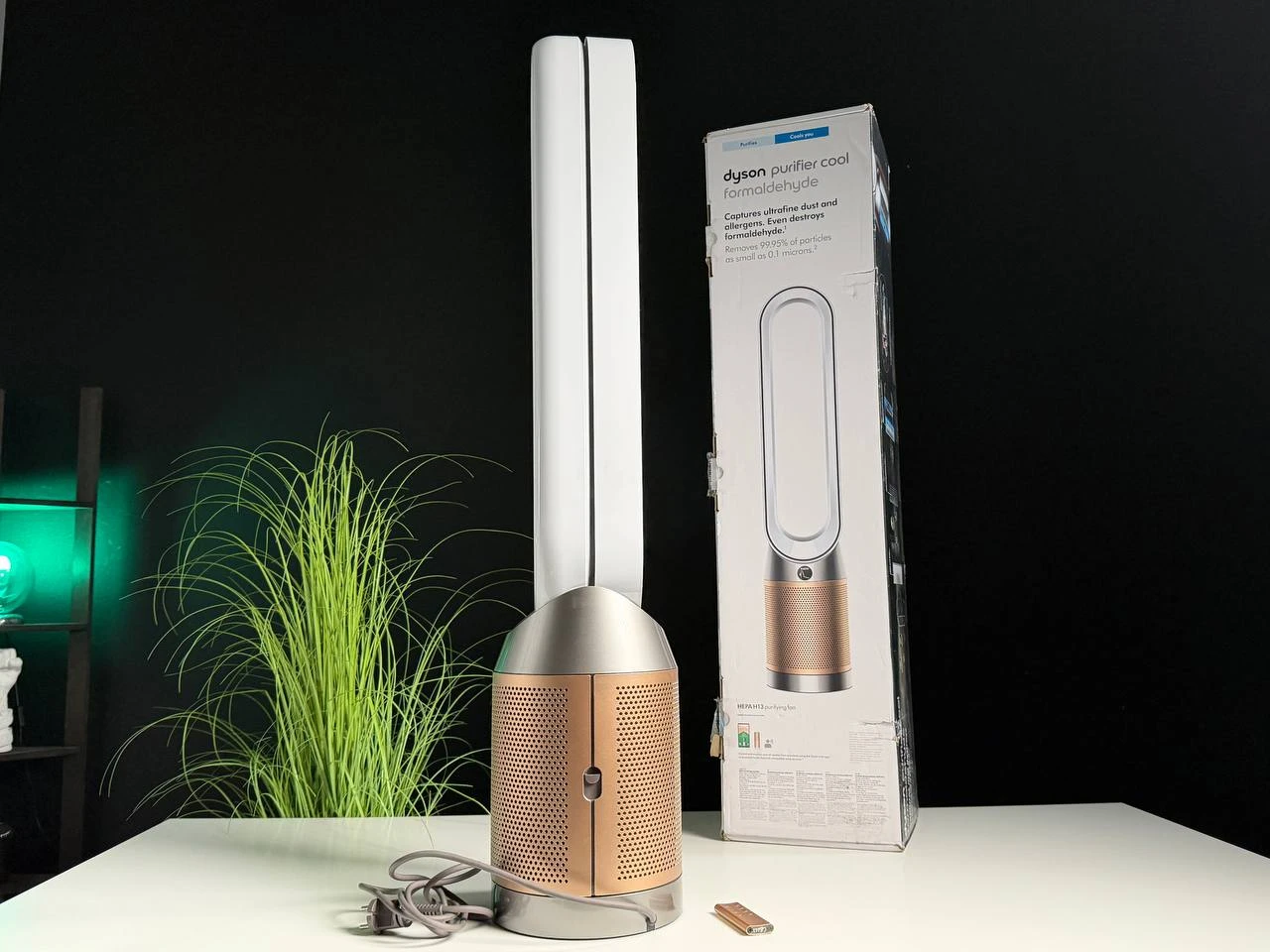 ВЖИВАНИЙ Б/У Очиститель воздуха Dyson Purifier Cool Formaldehyde TP09 - White/Gold (369876-01) - Состояние: хороший | Комплектация: полный | Гарантия: 3 мес.