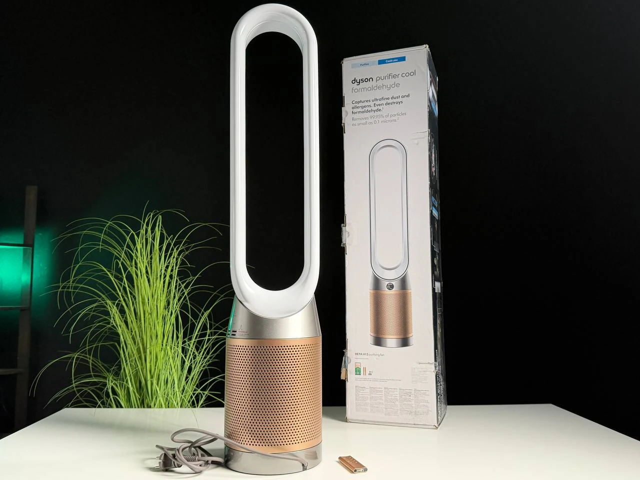ВЖИВАНИЙ Б/У Очиститель воздуха Dyson Purifier Cool Formaldehyde TP09 - White/Gold (369876-01) - Состояние: хороший | Комплектация: полный | Гарантия: 3 мес.