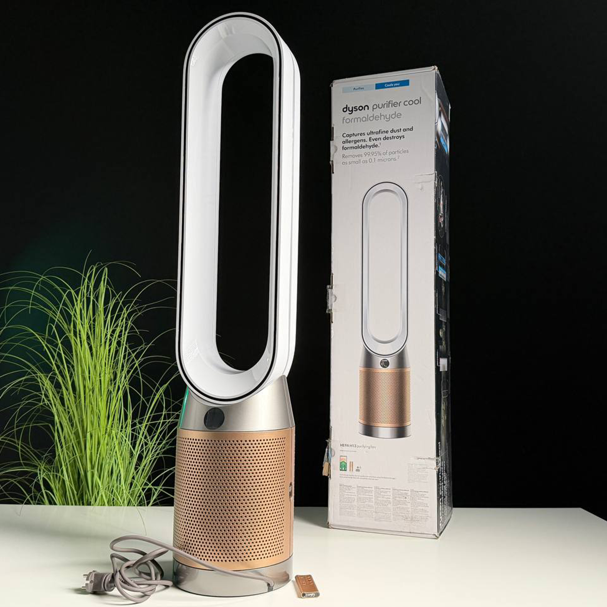 ВЖИВАНИЙ Б/У Очиститель воздуха Dyson Purifier Cool Formaldehyde TP09 - White/Gold (369876-01) - Состояние: хороший | Комплектация: полный | Гарантия: 3 мес.