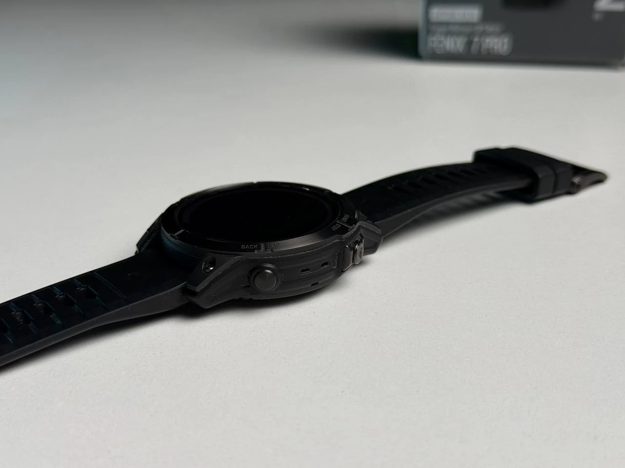 ВЖИВАНИЙ Б/У Смарт-годинник Garmin Fenix 7 Pro Sapphire Solar Edition | 47 мм Carbon Grey DLC Titanium with Black Band (010-02777-11) - Стан: гарний | Комплектація: повний | Гарантія: 3 міс.