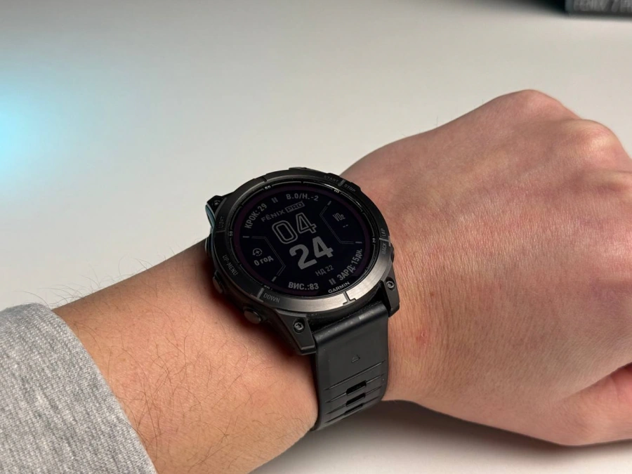 ВЖИВАНИЙ Б/У Смарт-часы Garmin Fenix 7 Pro Sapphire Solar Edition | 47 мм Carbon Grey DLC Titanium with Black Band (010-02777-11) - Состояние: хороший | Комплектация: полный | Гарантия: 3 мес.