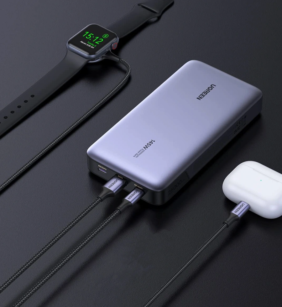 Зовнішній акумулятор [павербанк] UGREEN PB205 Nexode Power Bank 25000mAh 145W (90597)