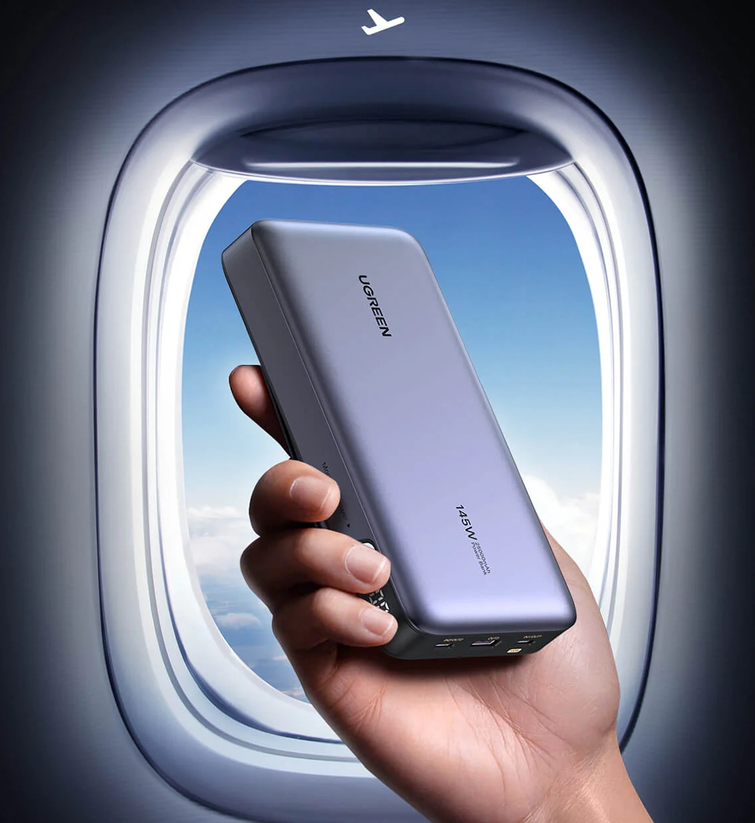 Зовнішній акумулятор [павербанк] UGREEN PB205 Nexode Power Bank 25000mAh 145W (90597)