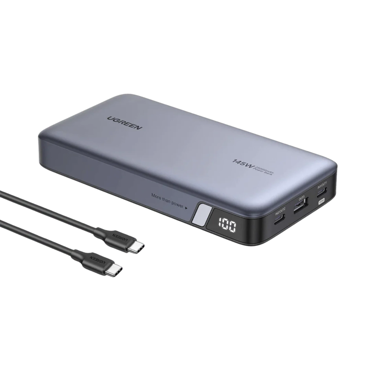 Зовнішній акумулятор [павербанк] UGREEN PB205 Nexode Power Bank 25000mAh 145W (90597)