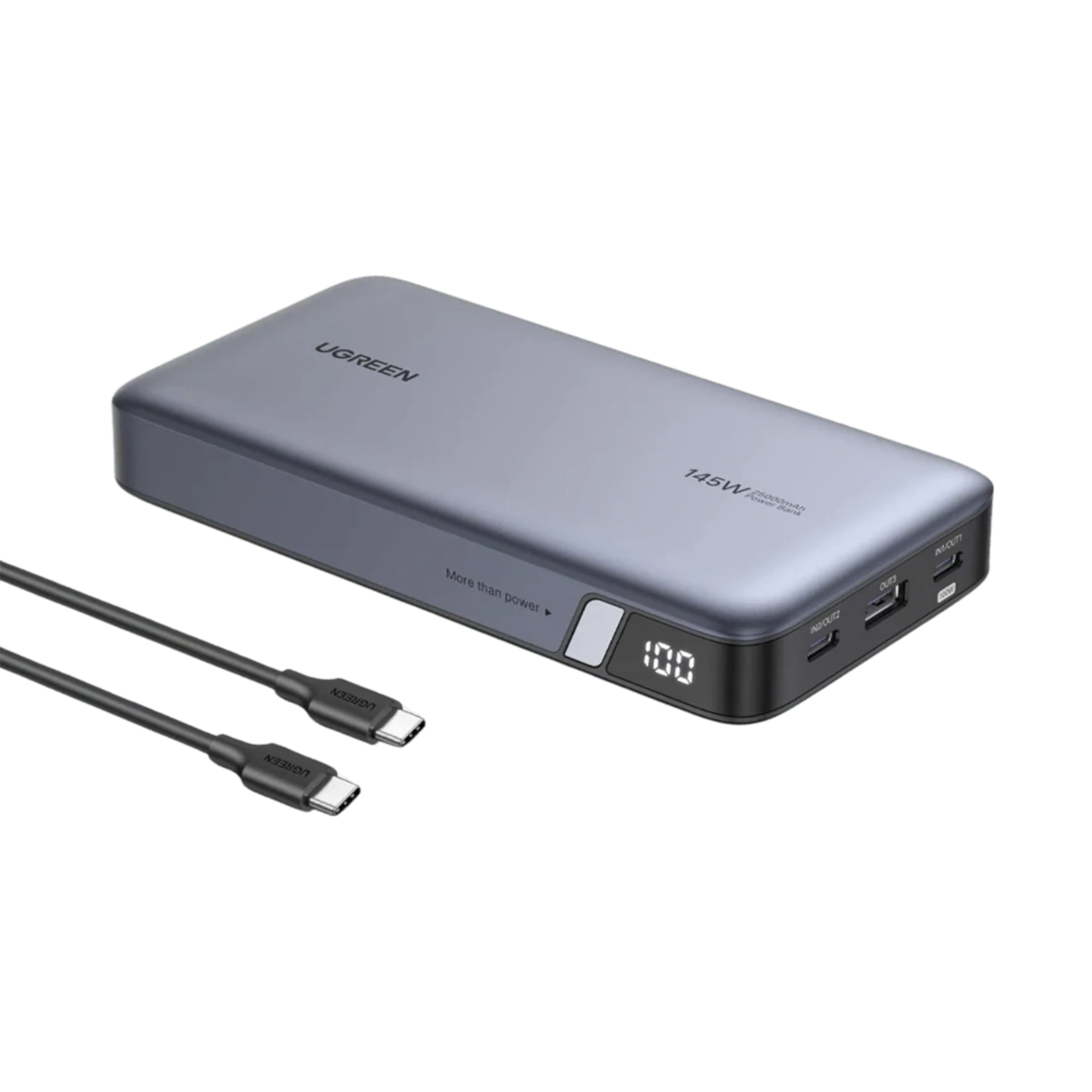 Зовнішній акумулятор [павербанк] UGREEN PB205 Nexode Power Bank 25000mAh 145W (90597)