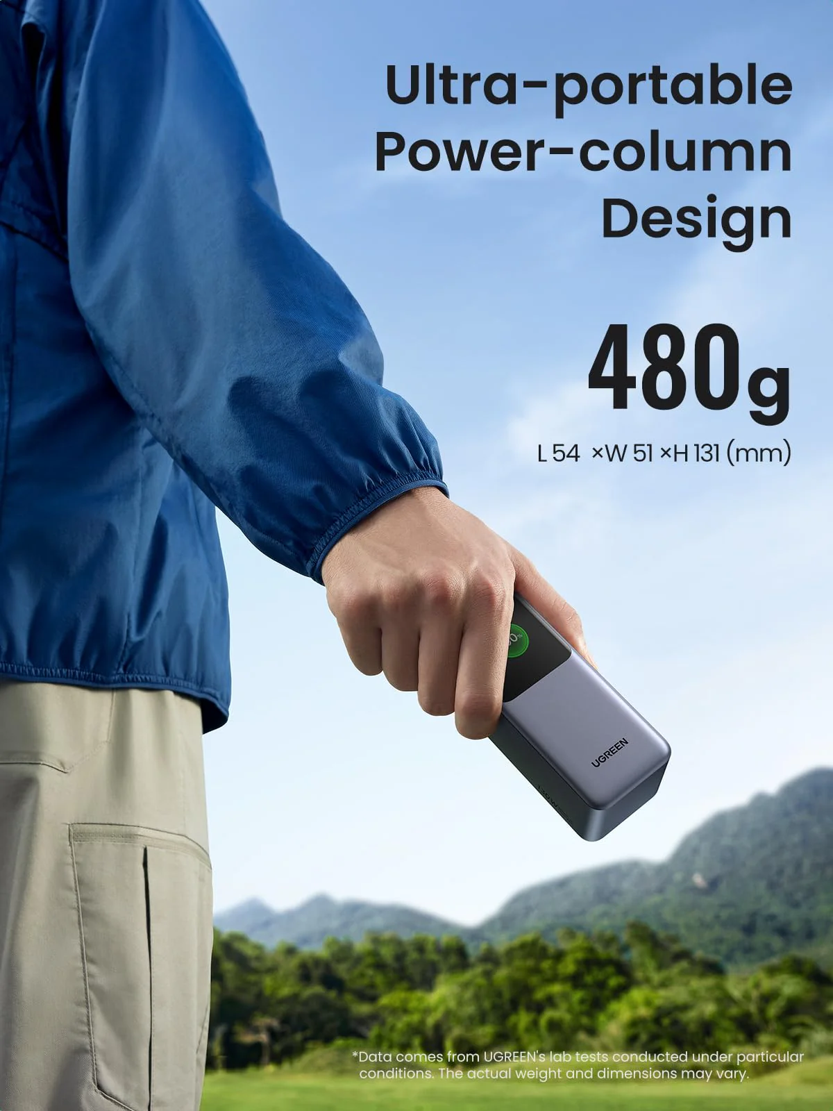 Зовнішній акумулятор [павербанк] UGREEN PB721 Nexode 20000mAh 130W - Gray (35524)
