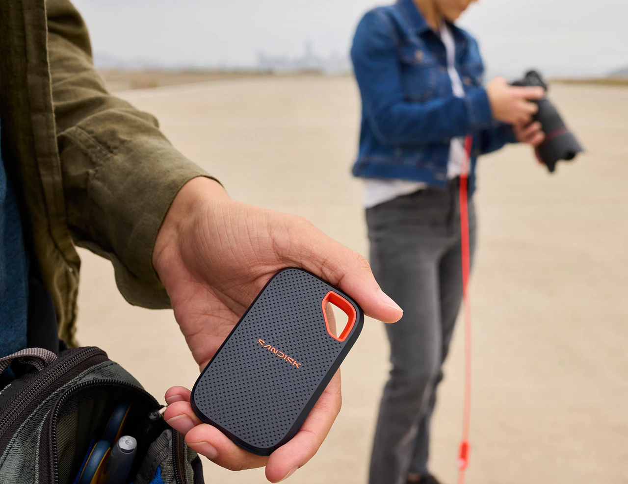 Зовнішній SSD накопичувач SanDisk Extreme Portable V3 500GB (SDSSDE70-500G-G25)