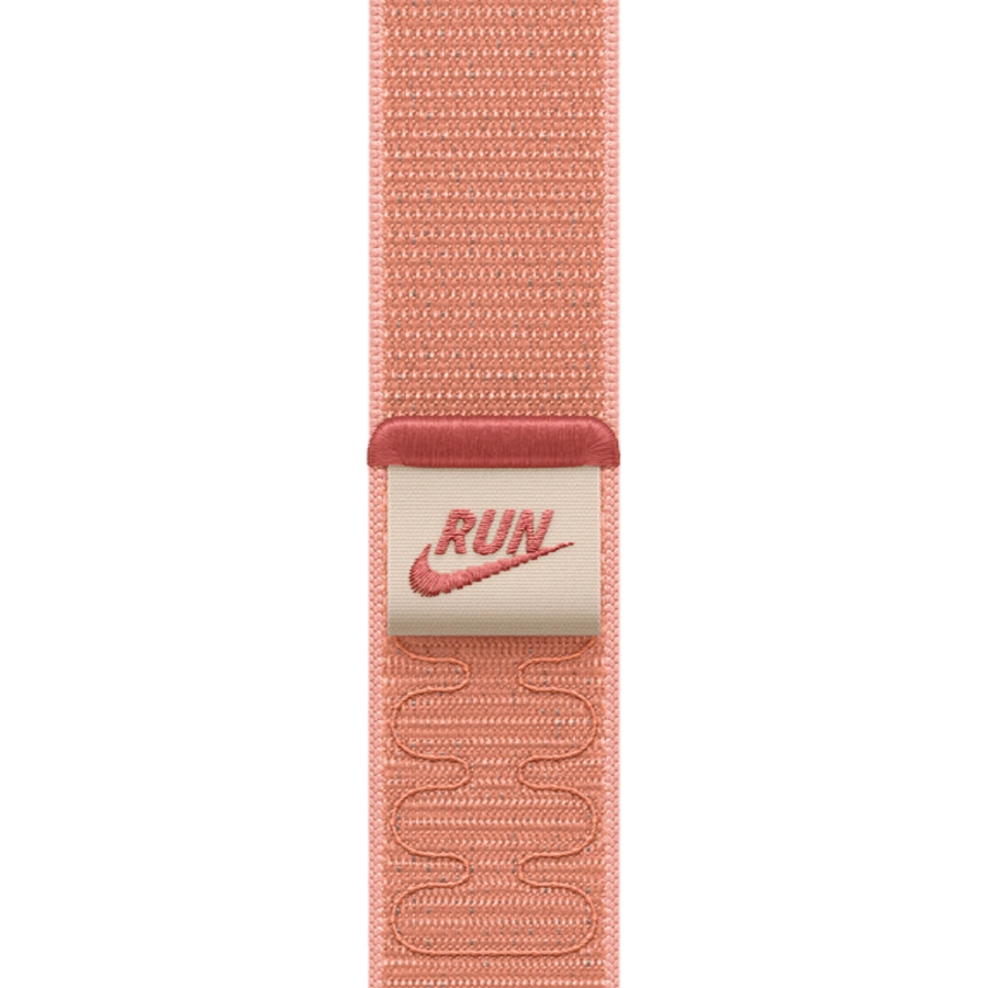 Apple Watch Series 11 GPS 42mm Rose Gold Aluminium Case with Alpenglow Pink Nike Sport Loop (MEW24+MGD04)