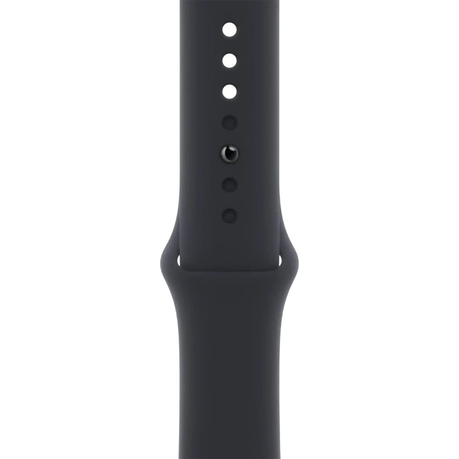 Apple Watch Series 11 GPS 46mm Space Gray Aluminum Case with Midnight Sport Band - M/L (MEW94+MPLU3)