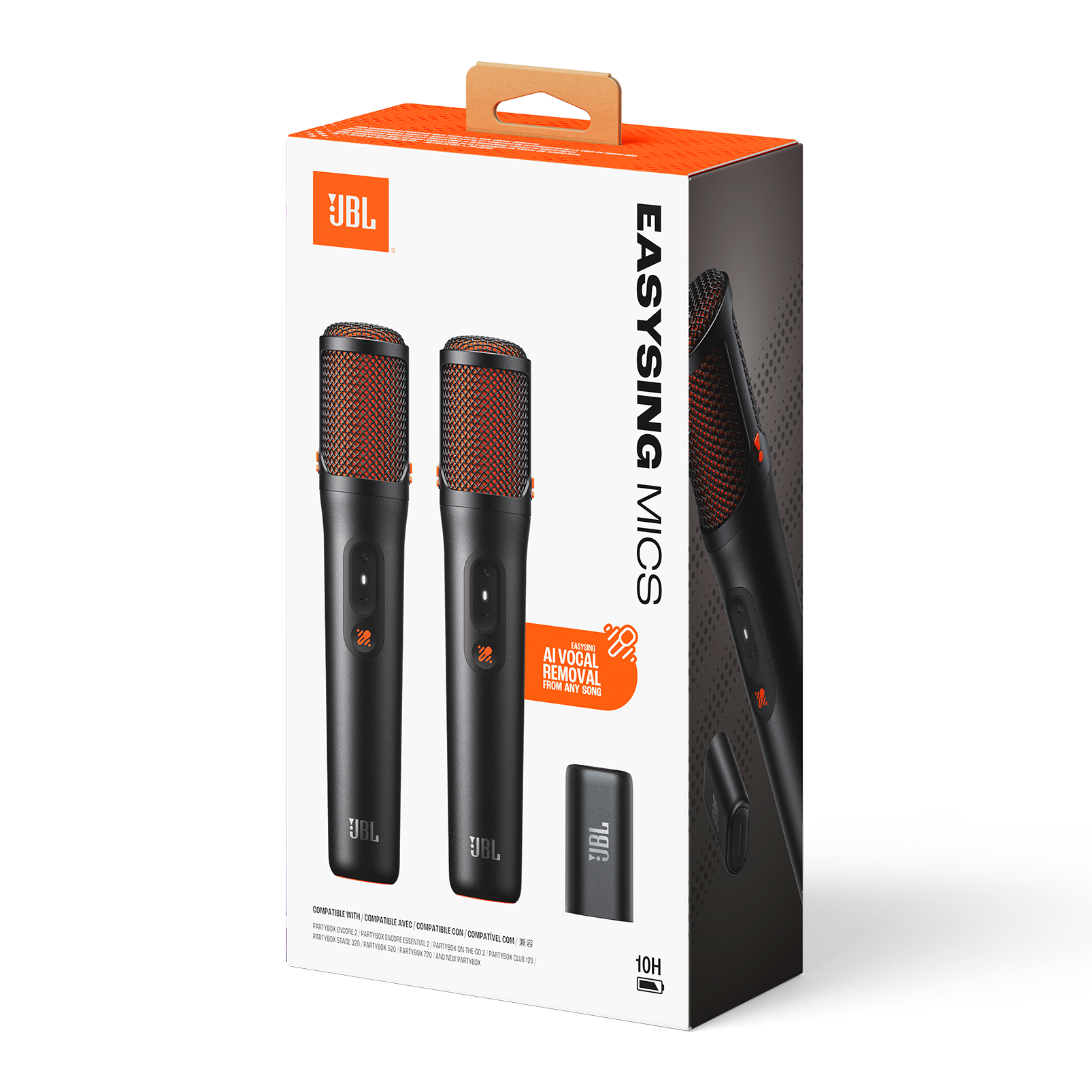 Бездротові караоке-мікрофони JBL EasySing Mics [2 шт] для JBL PartyBox (JBLEASYSINGMICS)