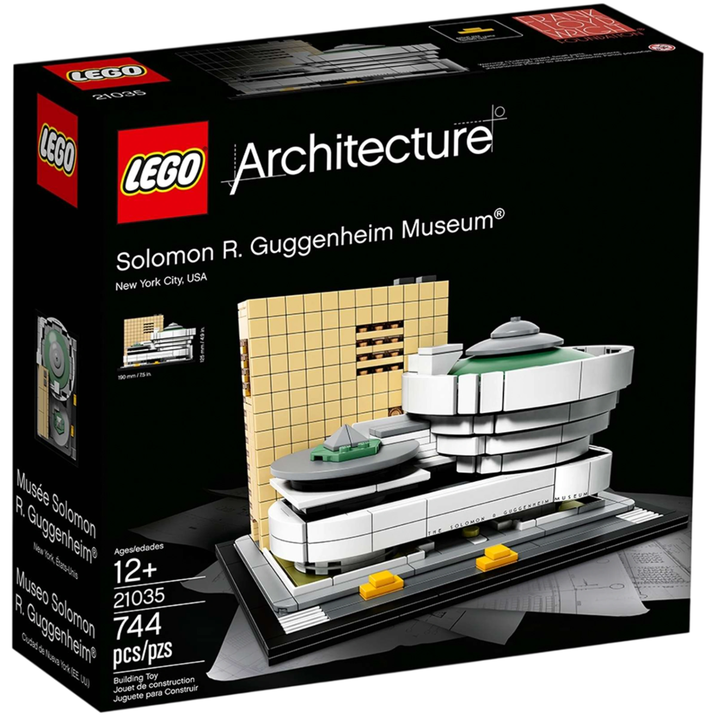 Блоковий конструктор LEGO Architecture Музей Соломона Гуггенхайма (21035)