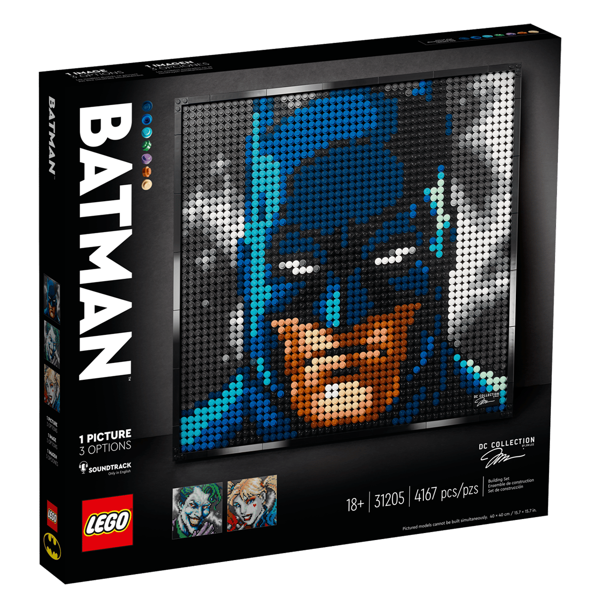 Блоковий конструктор LEGO ART Колекція Джима Лі «Бетмен» (31205)