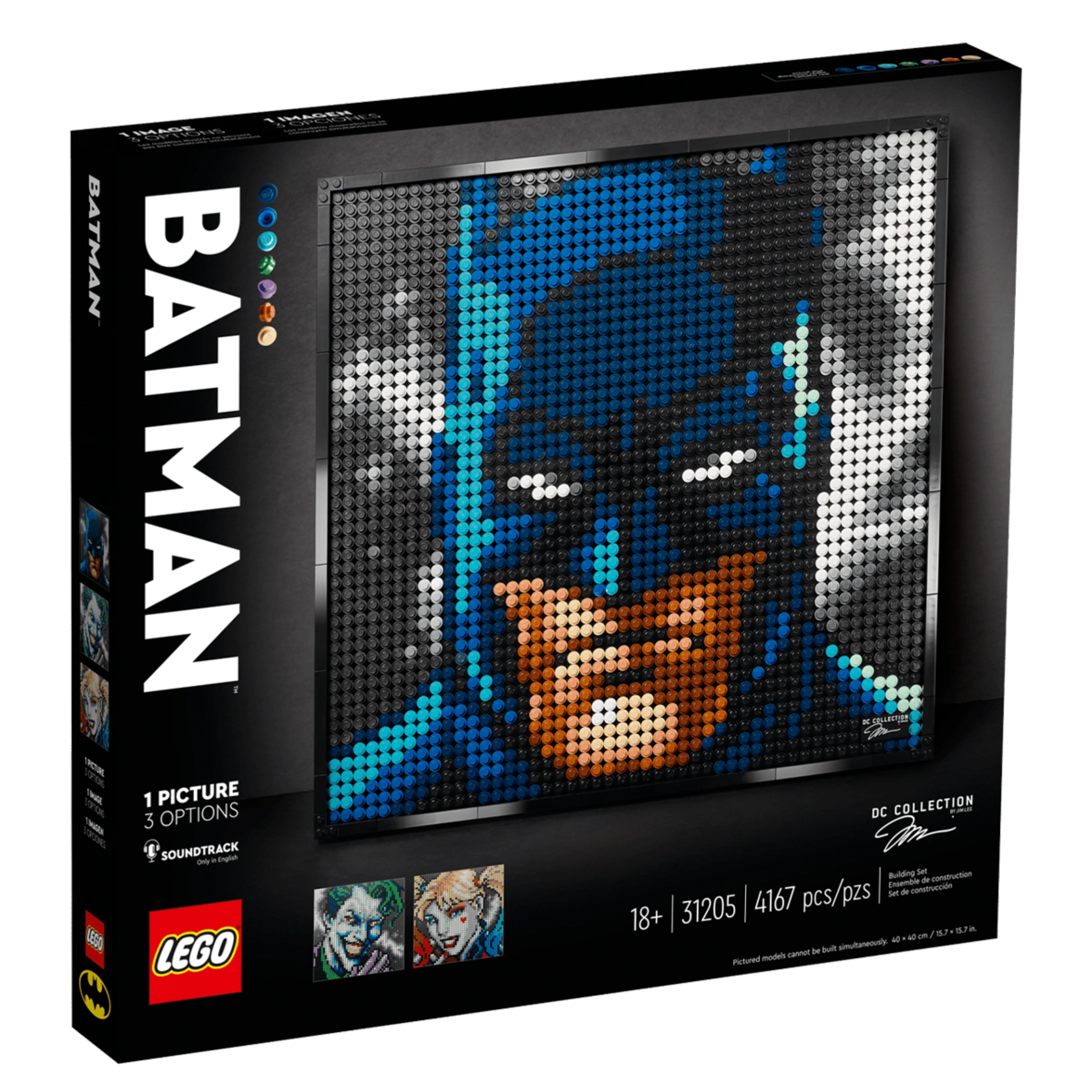 Блоковий конструктор LEGO ART Колекція Джима Лі «Бетмен» (31205)