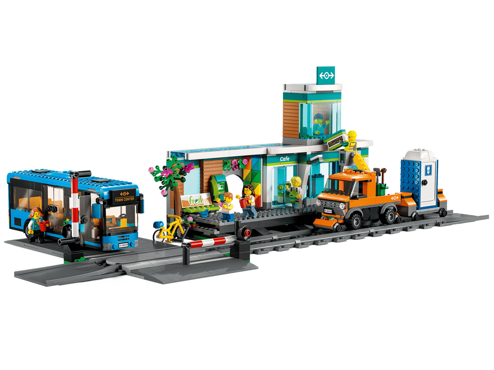 Блоковий конструктор LEGO City Залізнична станція (60335)