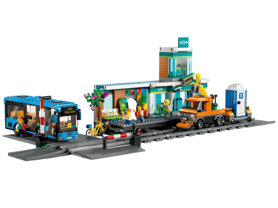 Блоковий конструктор LEGO City Залізнична станція (60335)