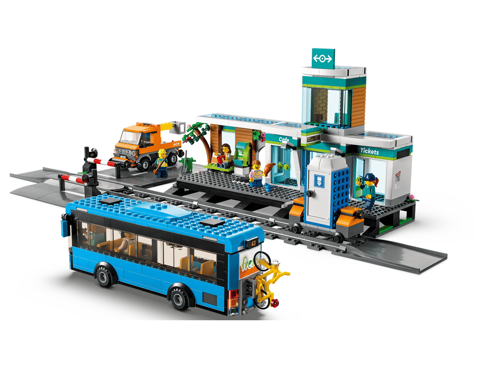 Блоковий конструктор LEGO City Залізнична станція (60335)