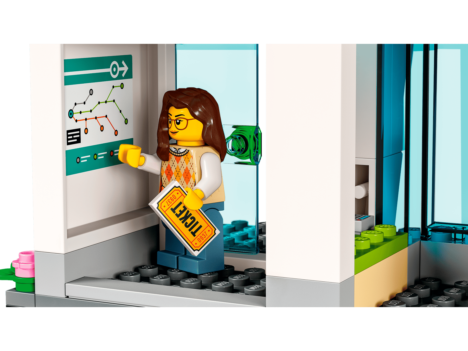 Блоковий конструктор LEGO City Залізнична станція (60335)