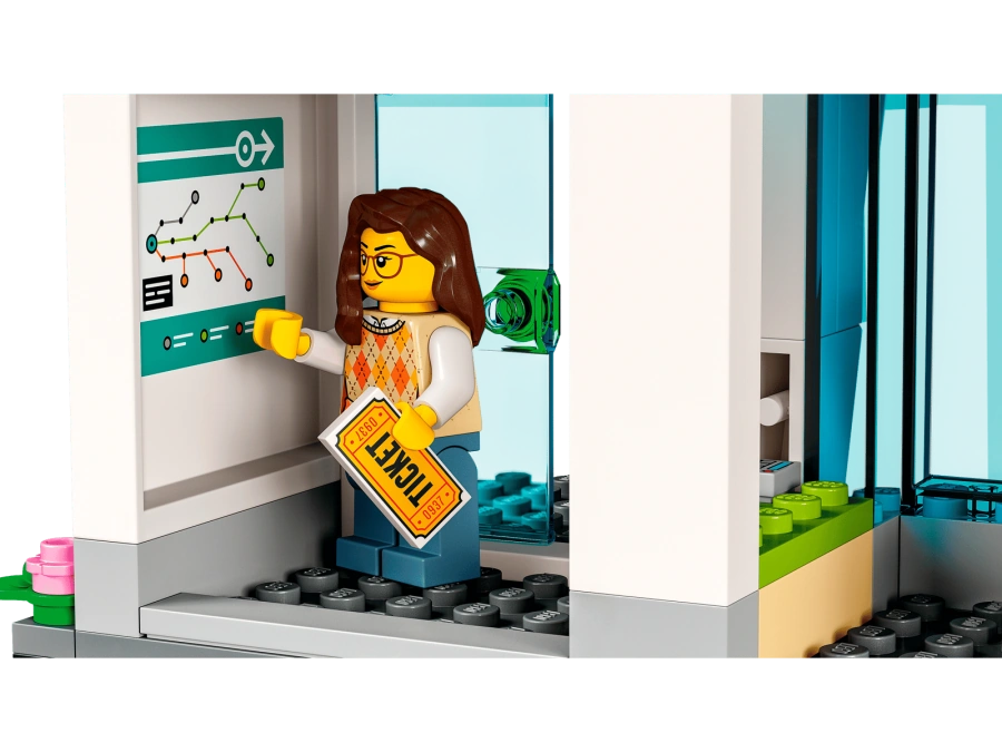 Блоковий конструктор LEGO City Залізнична станція (60335)