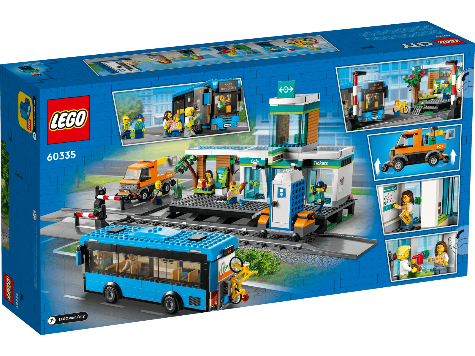 Блоковий конструктор LEGO City Залізнична станція (60335)