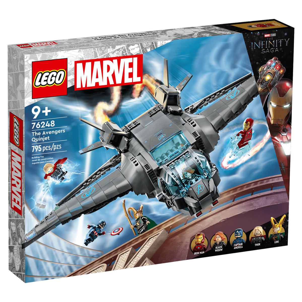 Блоковий конструктор LEGO Marvel Квінджет Месників (76248)