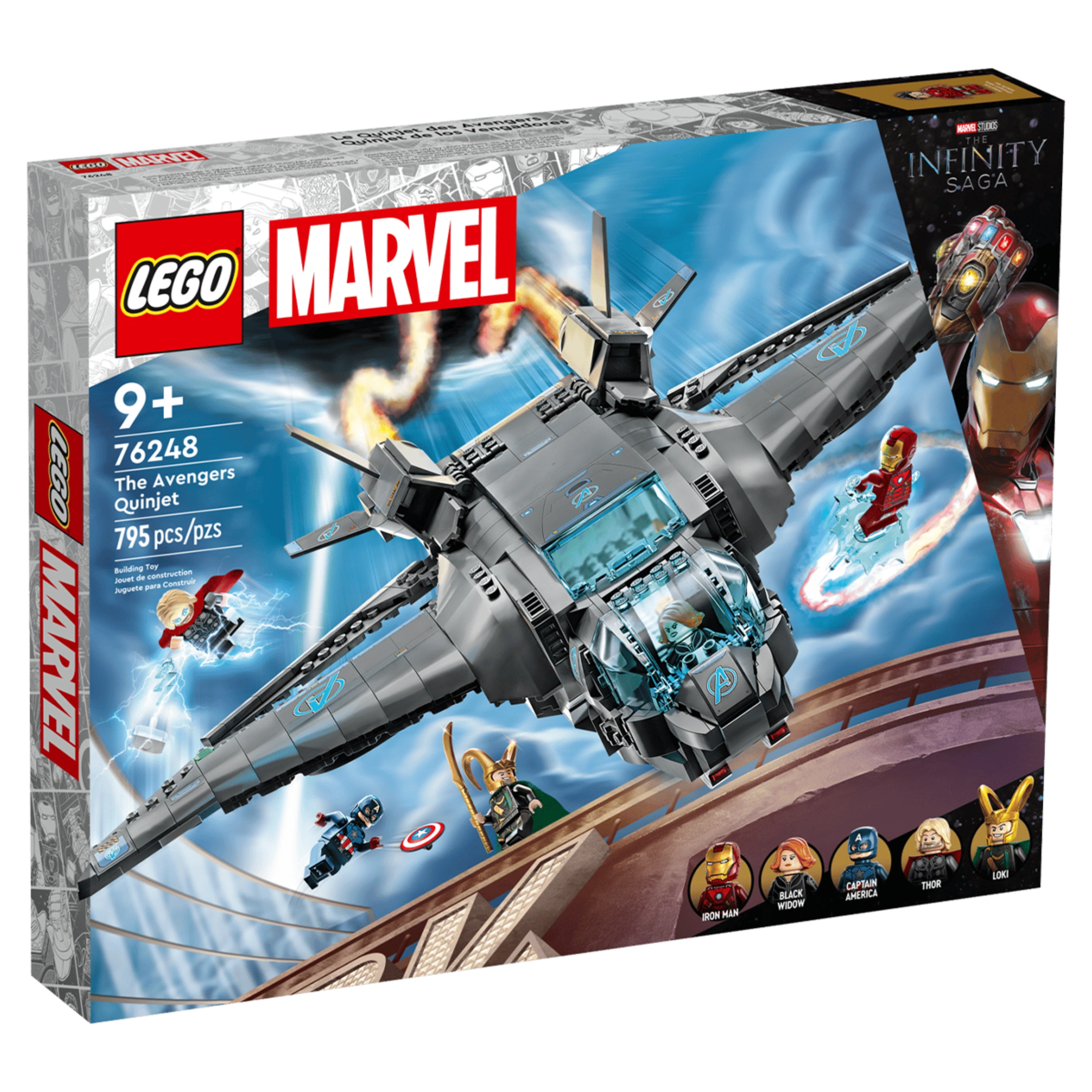 Блоковий конструктор LEGO Marvel Квінджет Месників (76248)
