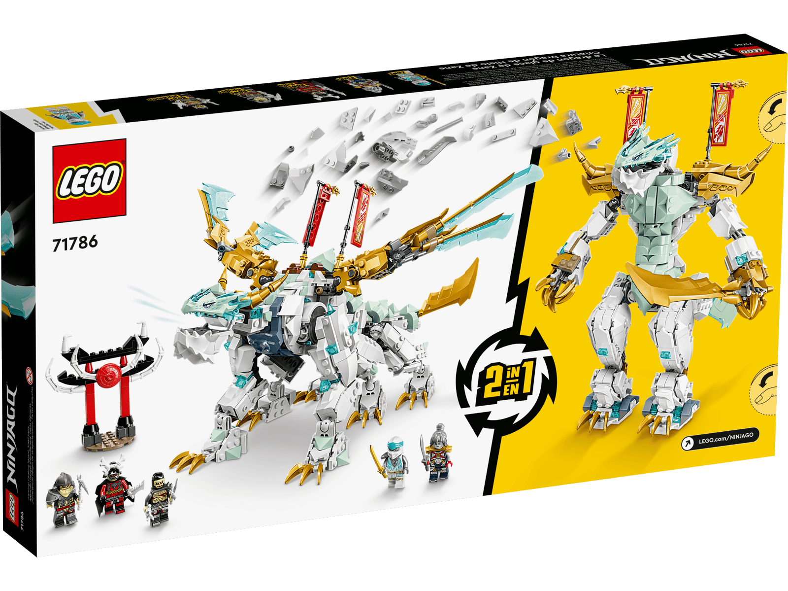 Блоковий конструктор LEGO Ninjago Крижаний Дракон Зейна (71786)