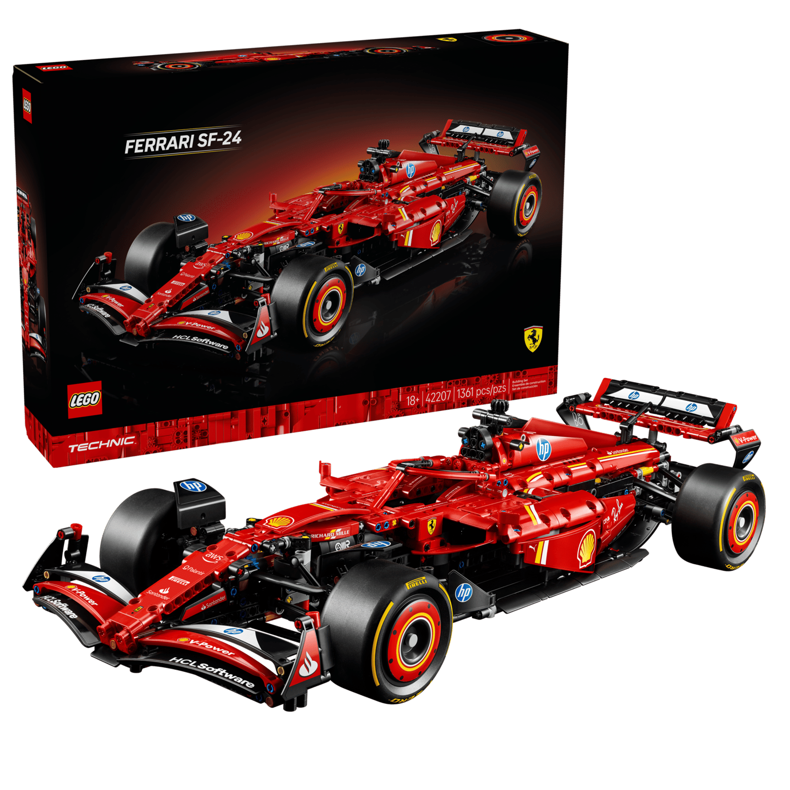 Блоковий конструктор LEGO Technic Автомобіль F1 Ferrari SF-24 (42207)