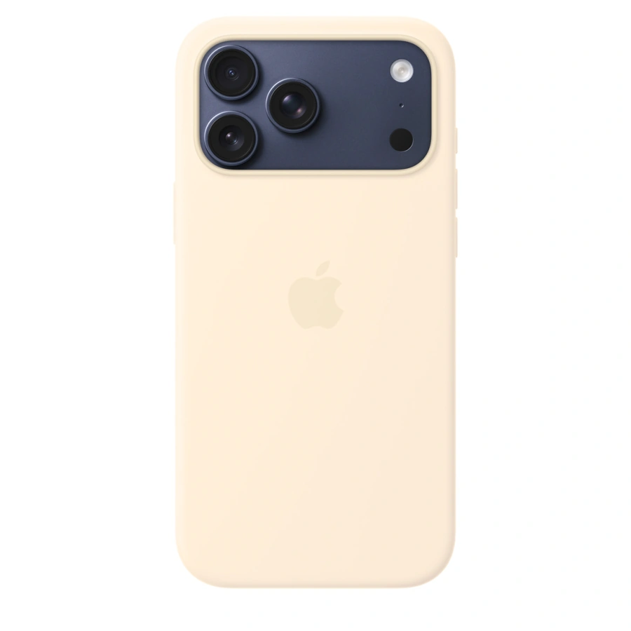 Чехол Apple iPhone 17 Pro Max Silicone Case with MagSafe - Vanilla (MHW54)
