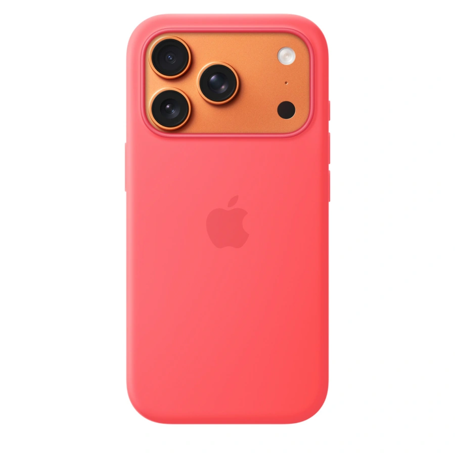 Чехол Apple iPhone 17 Pro Silicone Case with MagSafe - Bright Guava (MHW04)