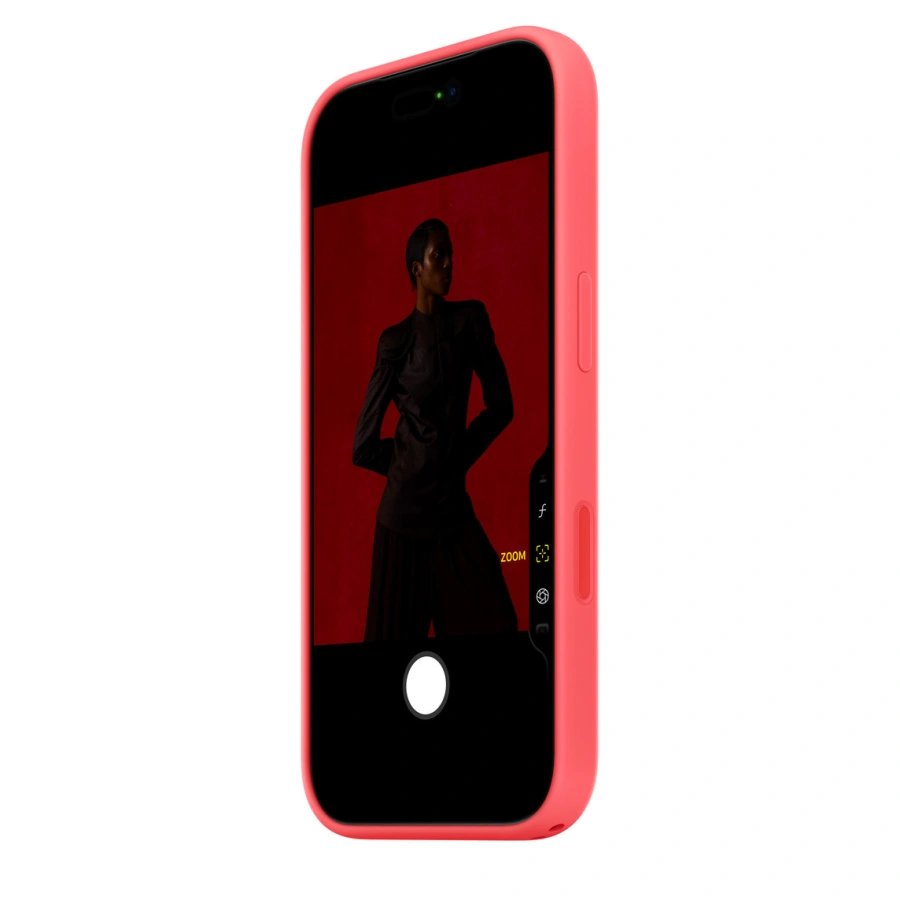 Чехол Apple iPhone 17 Pro Silicone Case with MagSafe - Bright Guava (MHW04)