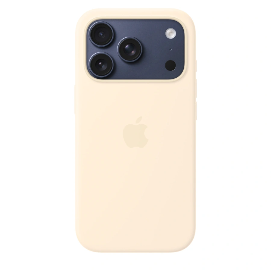 Чохол Apple iPhone 17 Pro Silicone Case with MagSafe - Vanilla (MHVX4)