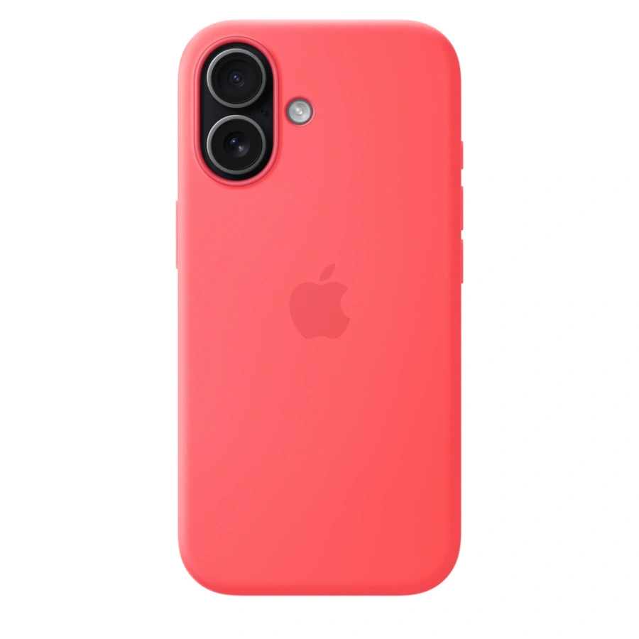 Чехол Apple iPhone 17 Silicone Case with MagSafe - Bright Guava (MHVQ4)