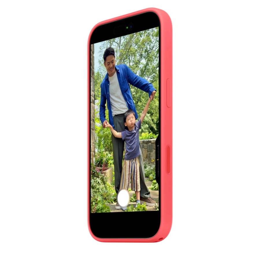 Чехол Apple iPhone 17 Silicone Case with MagSafe - Bright Guava (MHVQ4)