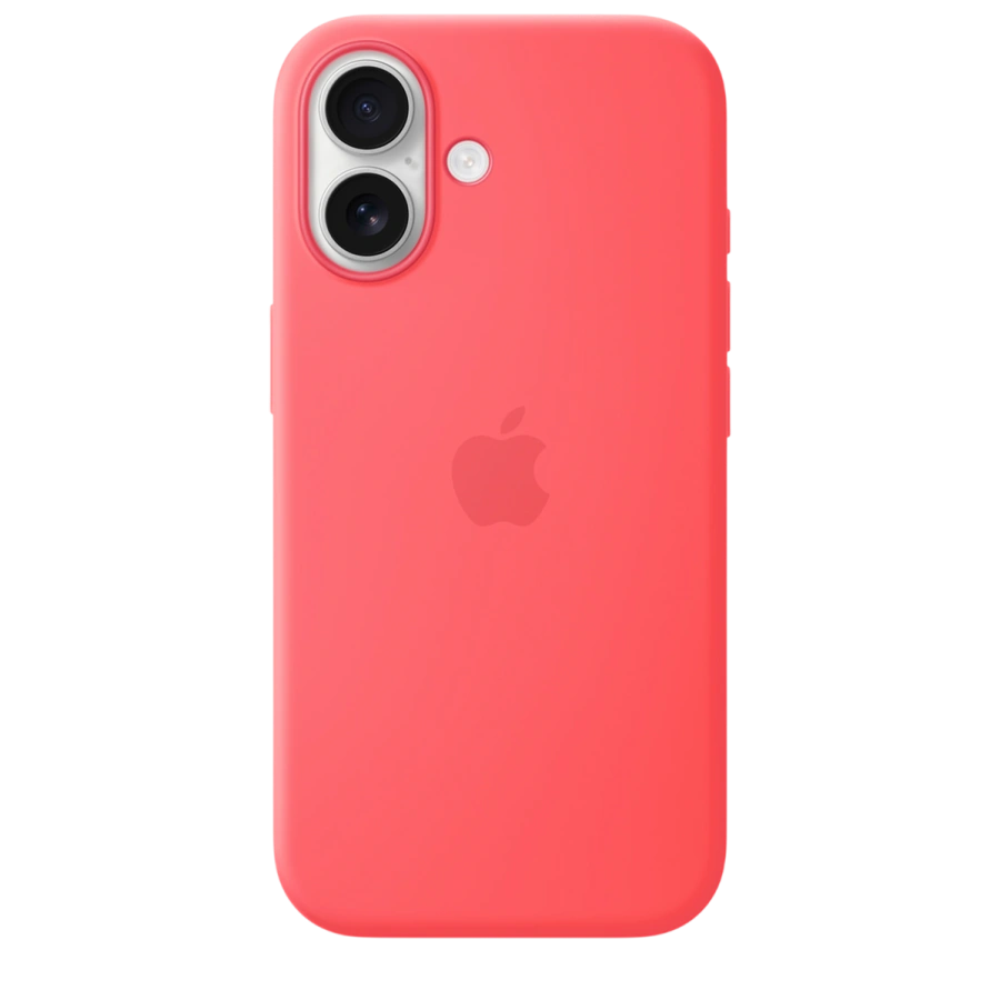 Чехол Apple iPhone 17 Silicone Case with MagSafe - Bright Guava (MHVQ4)
