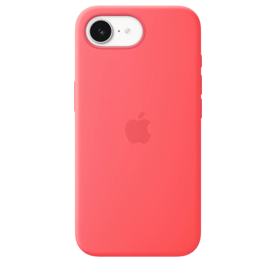 Чехол Apple iPhone 17e Silicone Case with MagSafe - Bright Guava (MHWH4)