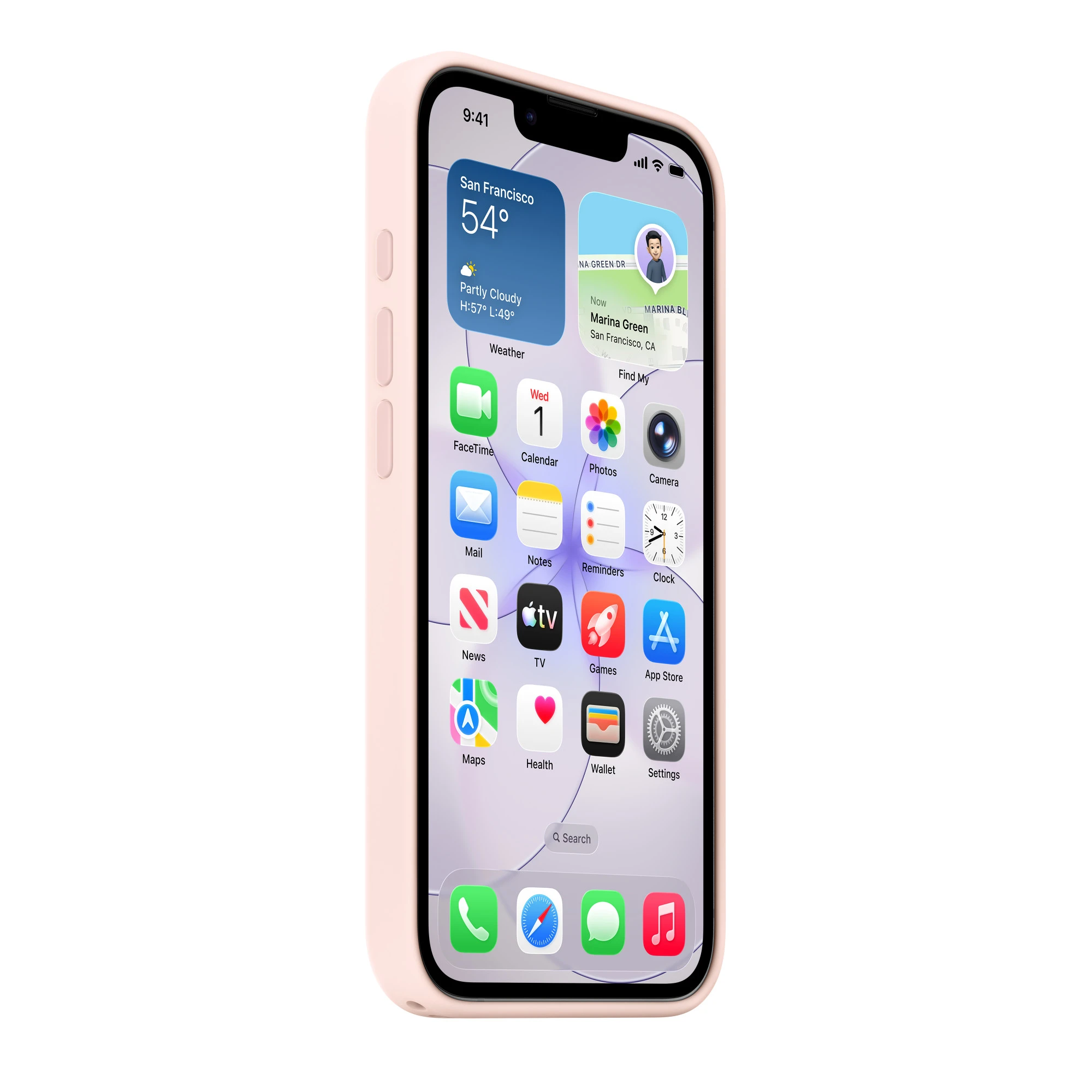 Чехол Apple iPhone 17e Silicone Case with MagSafe - Soft Pink (MHWJ4)