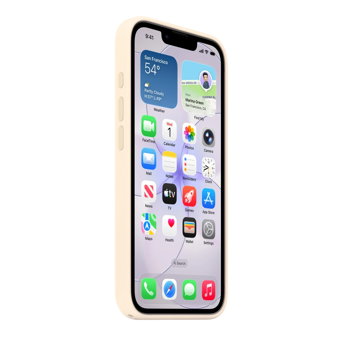 Чехол Apple iPhone 17e Silicone Case with MagSafe - Vanilla (MHWG4)